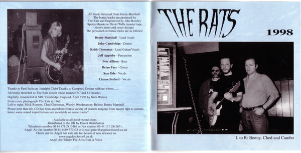 descargar álbum The Rats - The Rise And Fall Of Bernie Gripplestone And The Rats From Hull