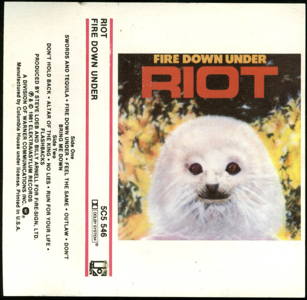 Riot - Fire Down Under | Releases | Discogs