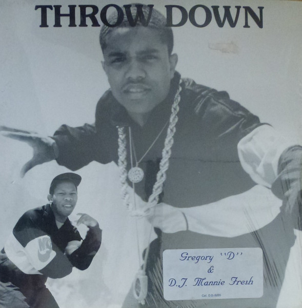 Gregory D & DJ Mannie Fresh – Throw Down (1987, Black Red Labels