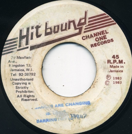 Barrington Levy – Dances Are Changing (1983, Vinyl) - Discogs