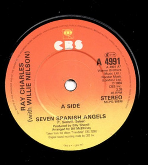 Ray Charles – Seven Spanish Angels (1984, Vinyl) - Discogs