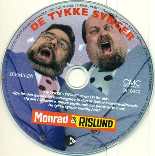 last ned album Monrad & Rislund - De Tykke Synger