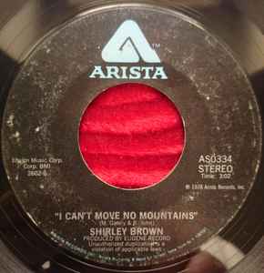 Shirley Brown - I Can't Move No Mountains / Honey Babe album cover