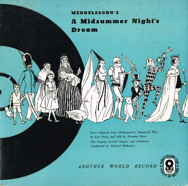 Mendelssohn – A Midsummer Night's Dream (1953, Vinyl) - Discogs