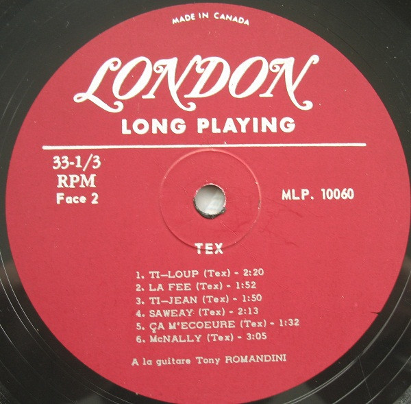 Tex - Le Dernier Des Vrais... | London Records (MLP. 10060) - 4