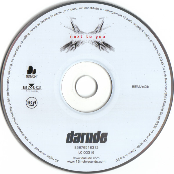 télécharger l'album Darude - Next To You
