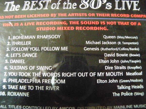 Album herunterladen Various - This Is An Unlicensed Recording Of The Best Of The 80s Live