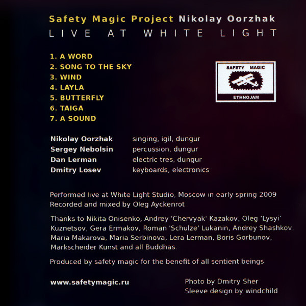 télécharger l'album Safety Magic Project, Nikolay Oorzhak - Live At White Light