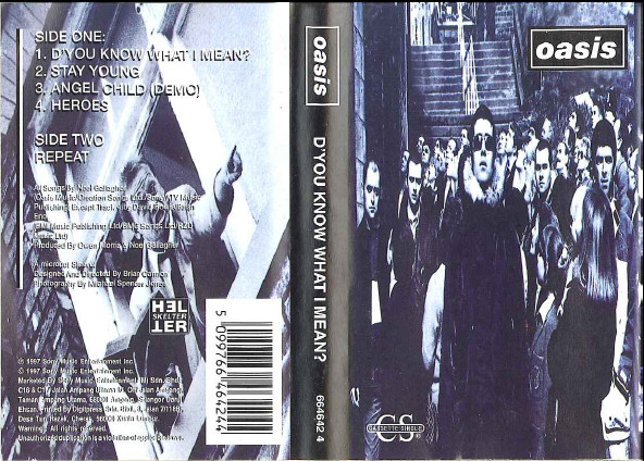 Oasis – D'You Know What I Mean? (1997, Cassette) - Discogs
