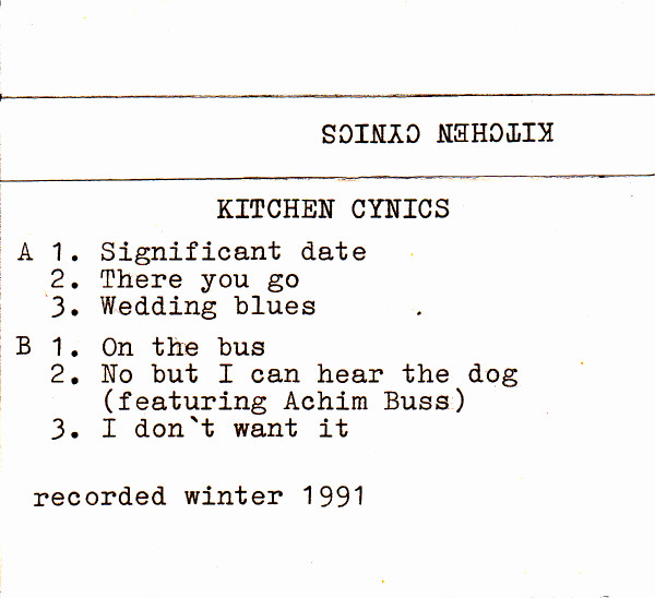 lataa albumi Kitchen Cynics - No Title