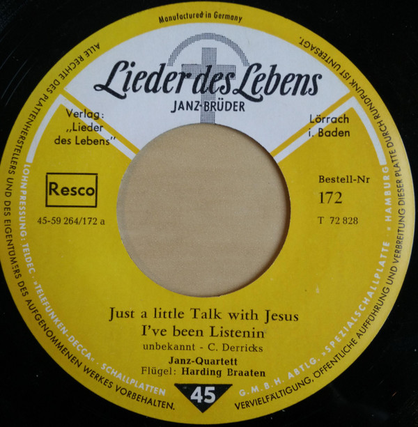 lataa albumi Hildor Janz - Just A Little Talk With Jesus Ive Been Listenin