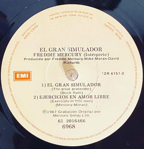 last ned album Freddie Mercury - El Gran Simulador The Great Pretender