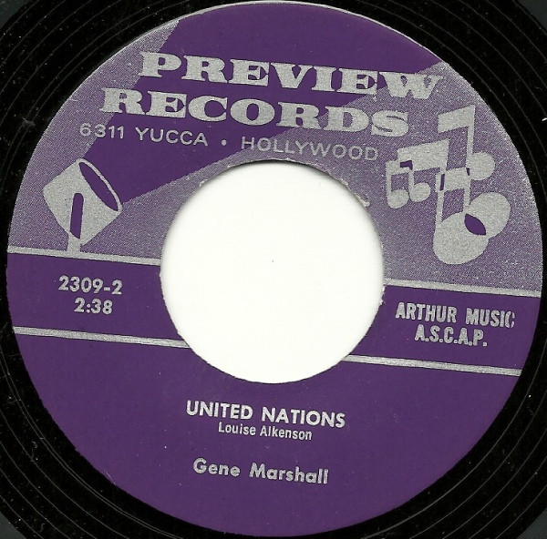 ladda ner album Gene Marshall - Jumbo Dreams United Nations