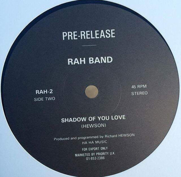 RAH Band – Are You Satisfied (Funka Nova) (1985, Vinyl) - Discogs
