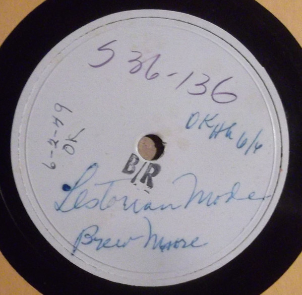 Brew Moore All Stars – Lestorian Mode (1949, Shellac) - Discogs