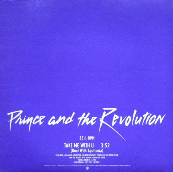 Prince And The Revolution, Prince = プリンス – Take Me With U 