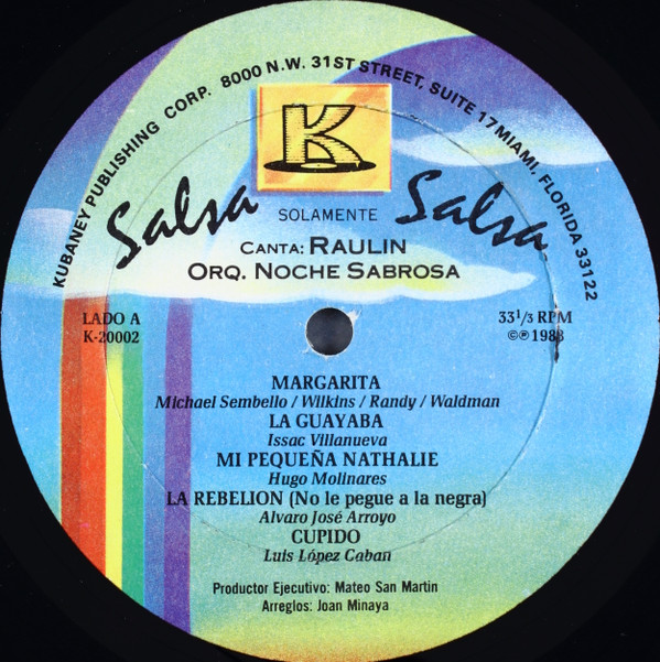 descargar álbum Orq Noche Sabrosa - Salsa Solamente Salsa