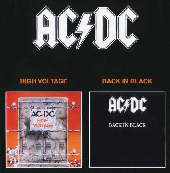 AC/DC – High Voltage / Back In Black (2000, CD) - Discogs