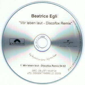 lataa albumi Beatrice Egli - Wir Leben Laut Discofox Remix