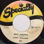 Cover of Bony Moronie / You Bug Me, Baby, 1957, Vinyl