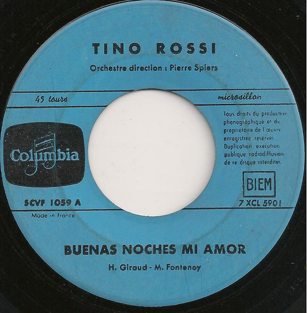 ladda ner album Tino Rossi - Buenas Noches Mi Amor
