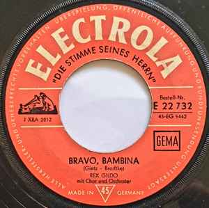 Rex Gildo Bravo Bambina 1964 Vinyl Discogs