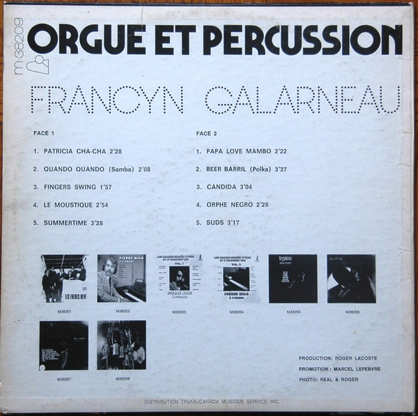 ladda ner album Francyn Galarneau - Orgue Et Percussion