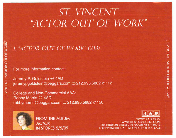 Album herunterladen St Vincent - Actor Out Of Work