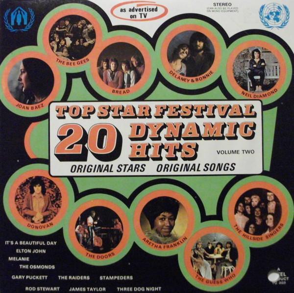 Обложка конверта виниловой пластинки Various - Top Star Festival 20 Dynamic Hits Volume Two