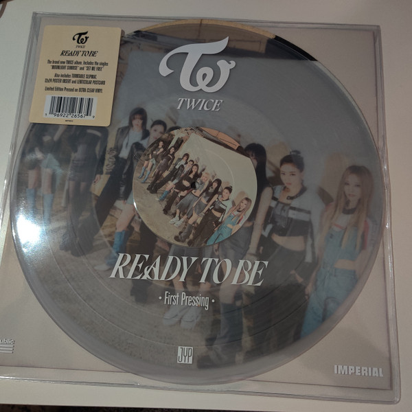 Twice – Ready To Be (2023, Clear [Ultra Clear], Vinyl) - Discogs