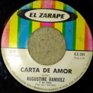 Augustine Ramirez Y Su Orquesta - Carta De Amor / La Yerbita album cover