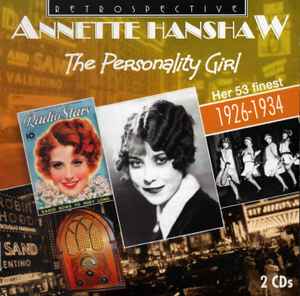 Annette Hanshaw - The Personality Girl album cover