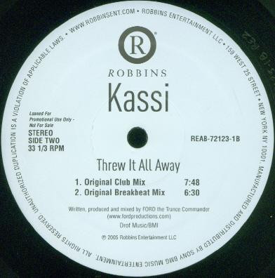 last ned album Download Kassi - Threw It All Away album
