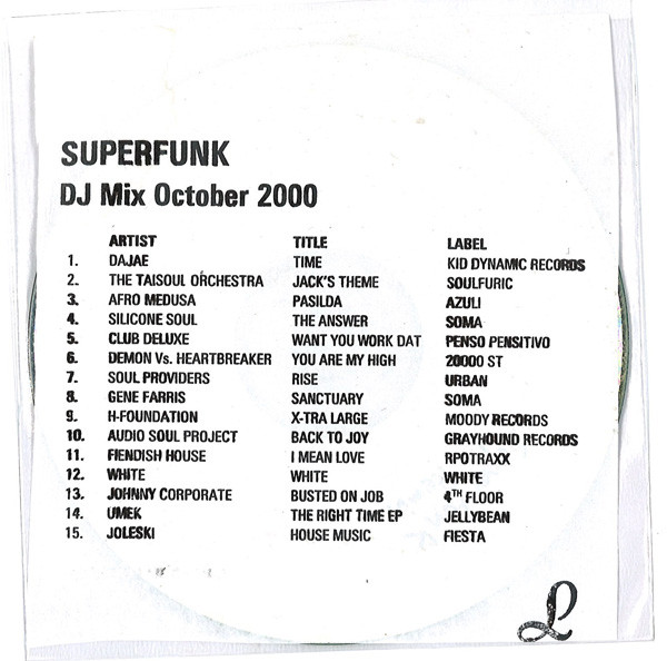 lataa albumi Superfunk - DJ Mix October 2000