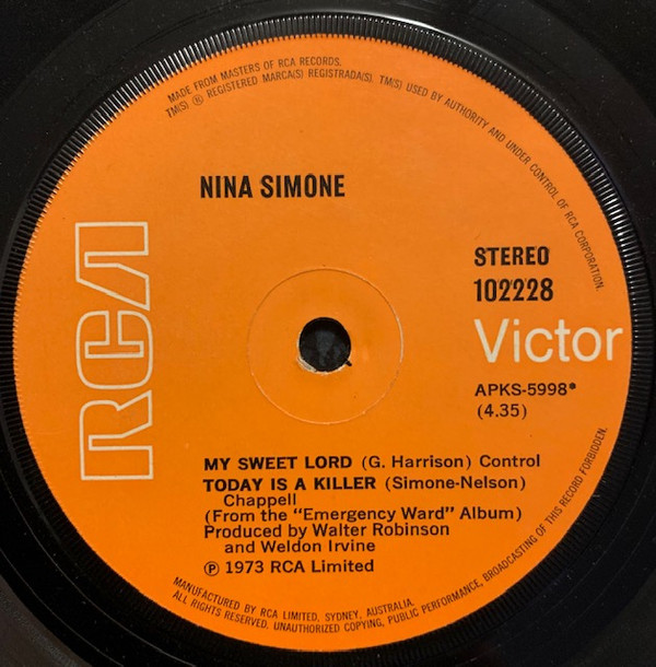ladda ner album Nina Simone - My Sweet Lord