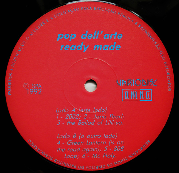 Pop Dell'Arte - Ready-Made | Variodisc (VAR 002) - 3