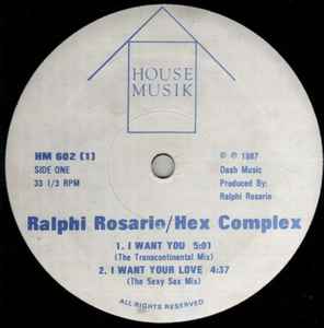 Ralphi Rosario - I Want You / Escape From The Jungle album cover