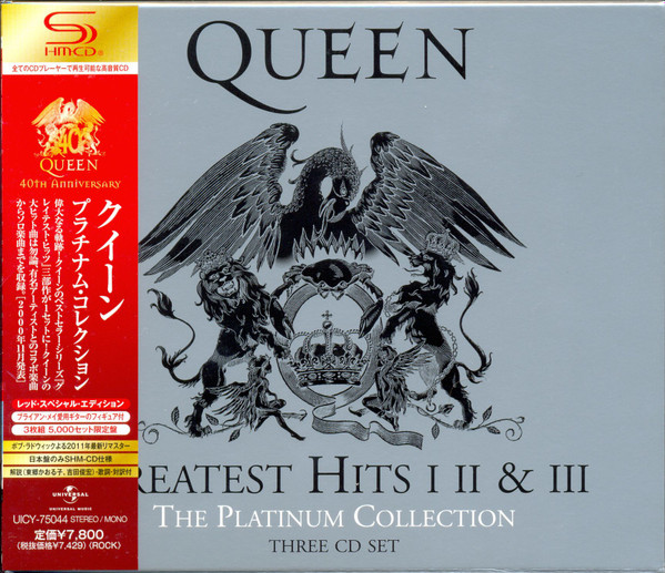 Queen – Greatest Hits I II & III (The Platinum Collection) (2011