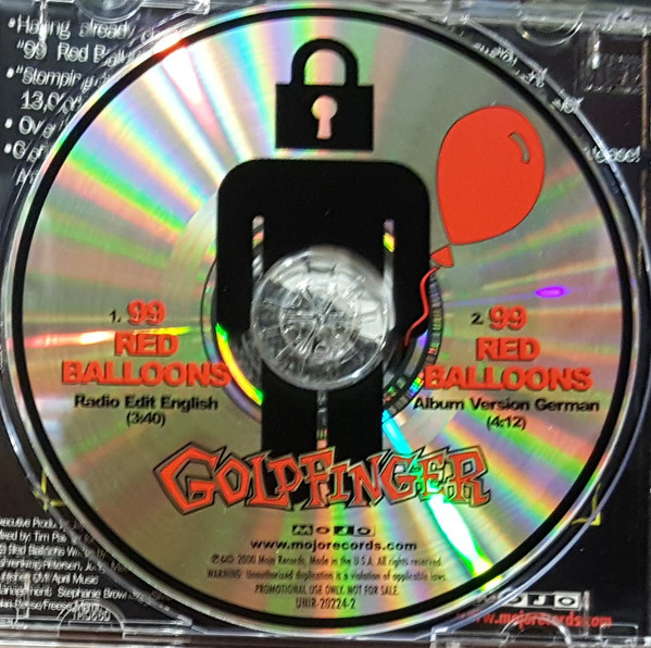 Drivkraft Indskrive Populær Goldfinger – 99 Red Balloons (2000, CD) - Discogs