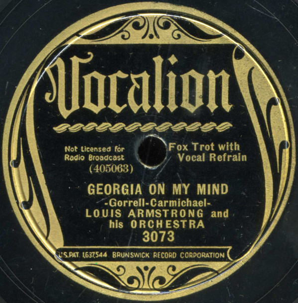 lataa albumi Louis Armstrong And His Orchestra - Georgia On My Mind Kickin The Gong Around