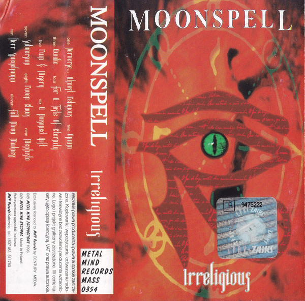 Moonspell – Irreligious (2016, Vinyl) - Discogs