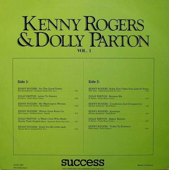 descargar álbum Kenny Rogers & Dolly Parton - Vol 1