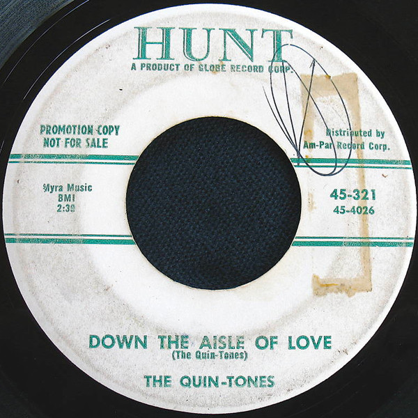 The Quin-Tones – Down The Aisle Of Love / Please Dear (1958, Vinyl