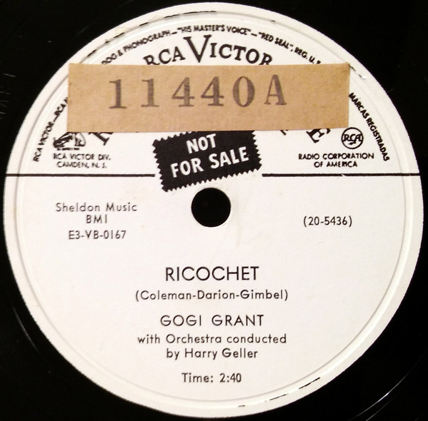 lataa albumi Gogi Grant - Everyone Knows I Love You Ricochet
