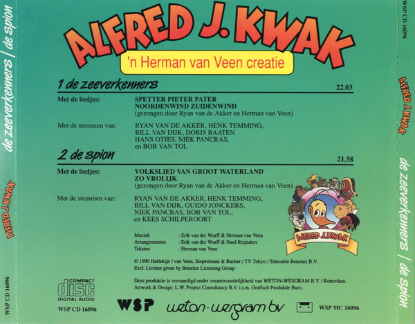lataa albumi Alfred J Kwak - De Zeeverkenners De Spion