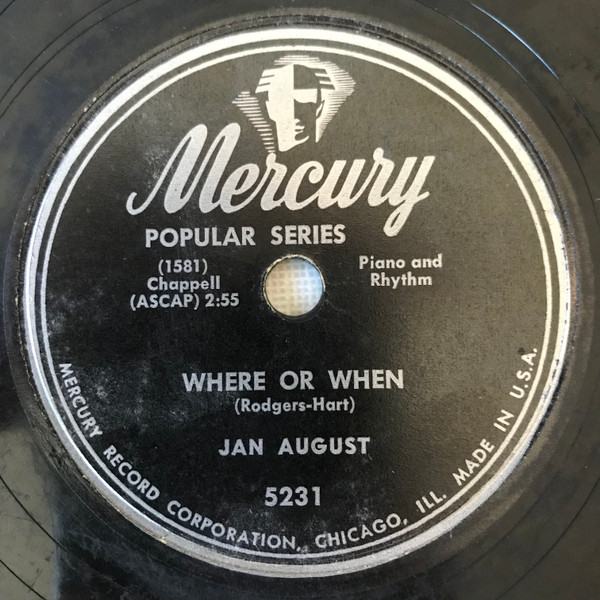télécharger l'album Jan August - Jalousie Where Or When