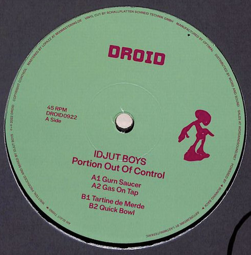 Idjut Boys – Portion Out Of Control (2022, Vinyl) - Discogs