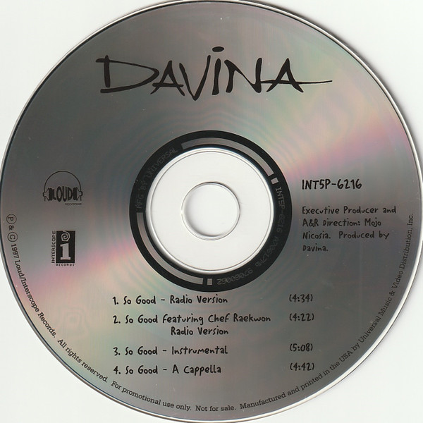 Davina – So Good (1997, CD) - Discogs