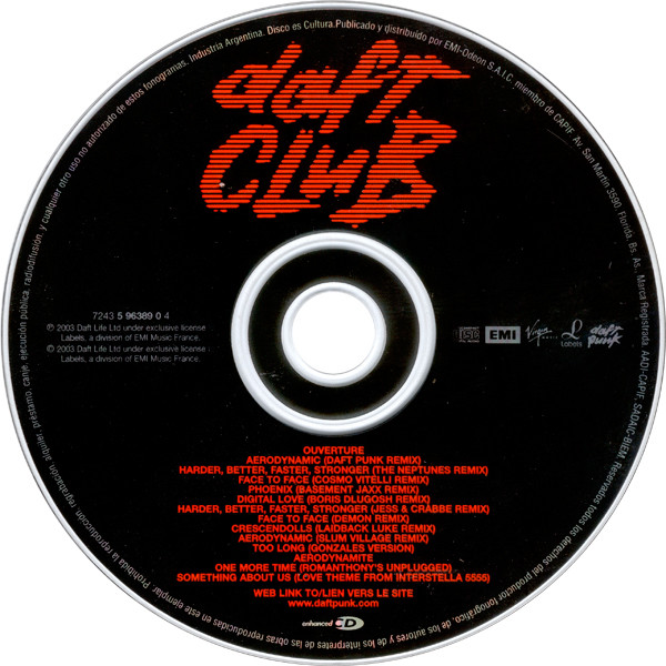 Daft Punk Daft Club Lp Acetato Vinyl