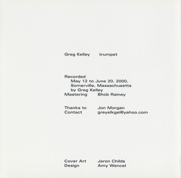 Album herunterladen Greg Kelley - Trumpet